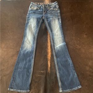 Rock Revival Women’s Boot cut Jeans-size 26. 32 in inseam